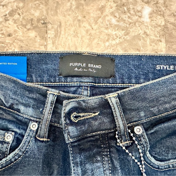 Limited edition (rare find) purple low rise skinny jeans - Picture 3 of 8